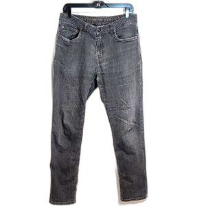 Prana Charcoal Straight Slim Fit Men's Jeans 32 32